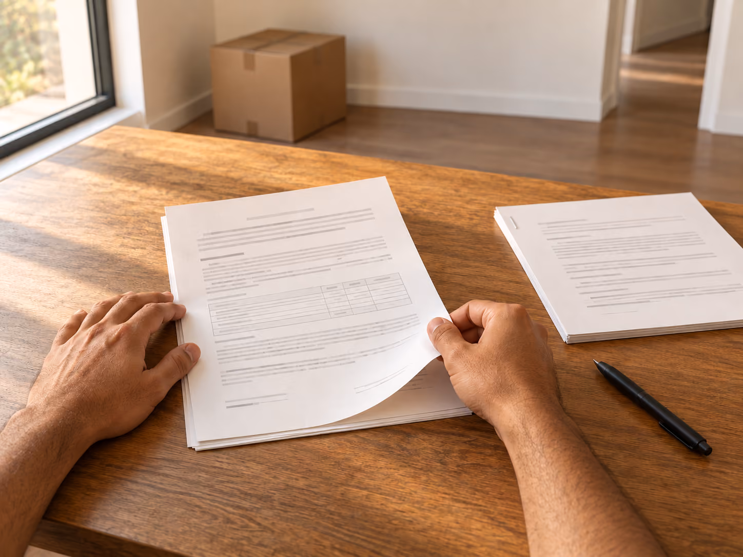 Moving estimate and quotation paperwork under review